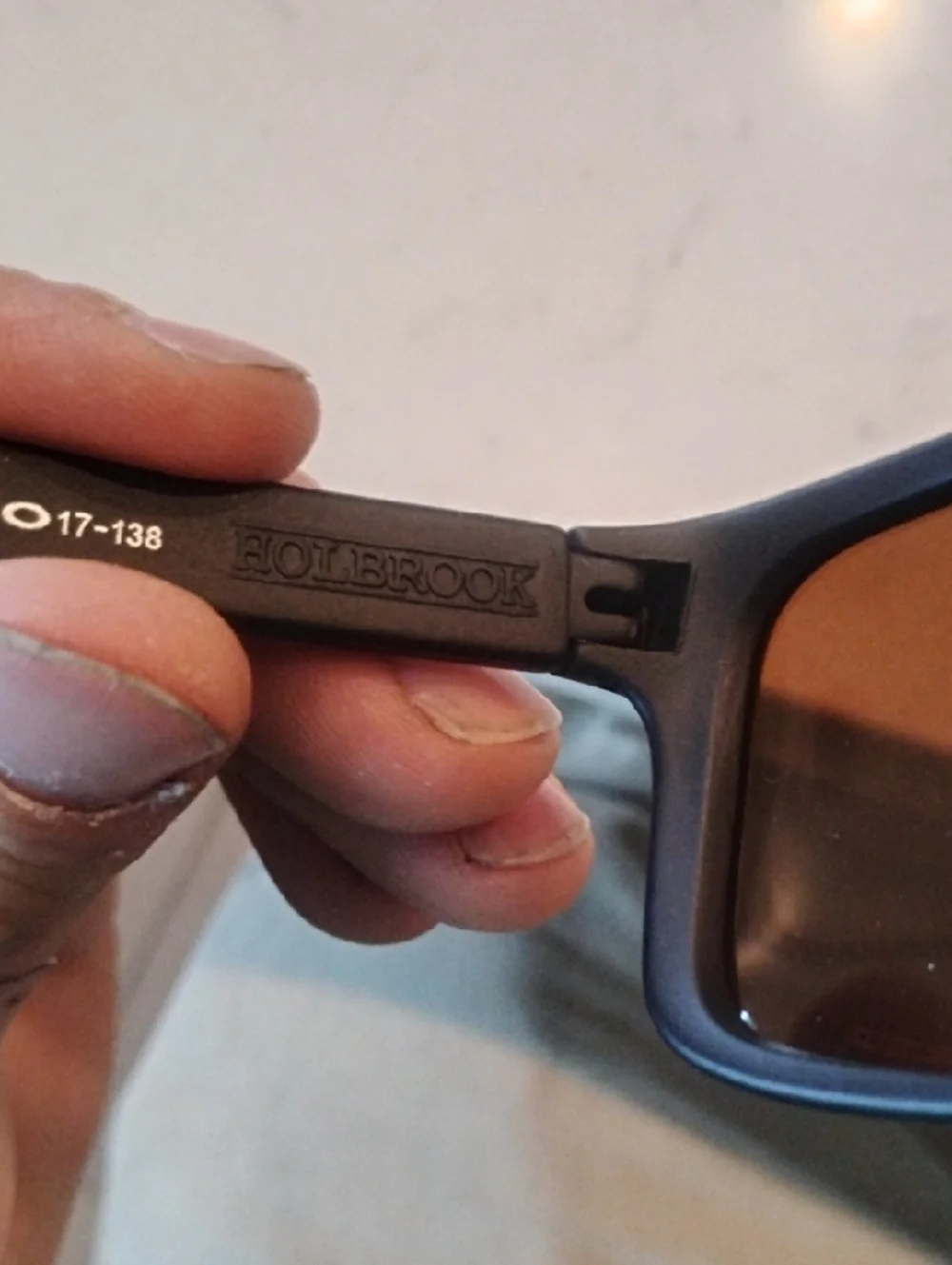Oakley Holbrook Sunglasses With Gunmetal Accents And Brown Lenses